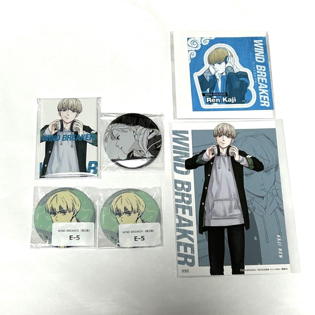 Amazon.co.jp: WIND BREAKER 梶蓮 缶バッジ ポストカード ステッカー F